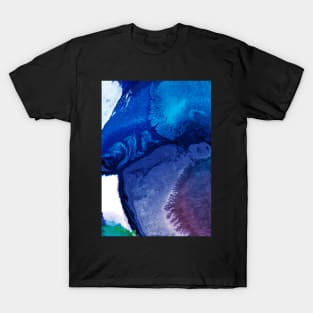 Purplish blue abstract T-Shirt